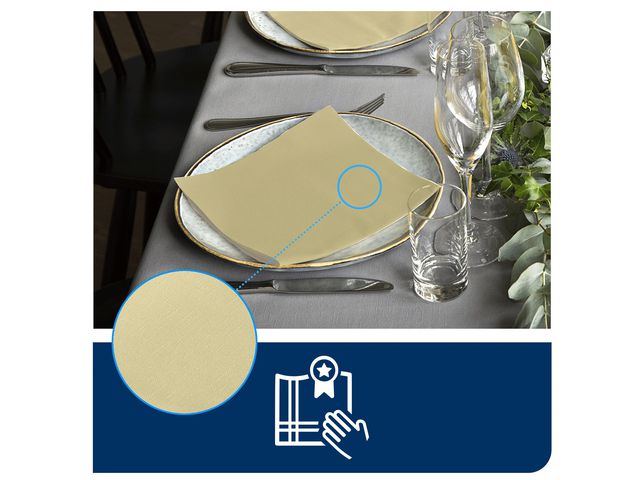 Servett TORK LinStyle Middag champ 50/fp