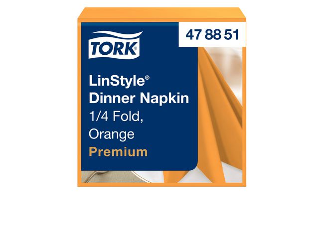 Servett TORK LinStyle Middag orang 50/fp