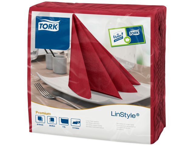 Servett TORK LinStyle Middag vröd 50/fp