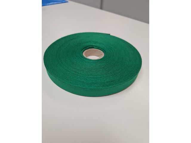 Bomullsband 50mx13mm grön