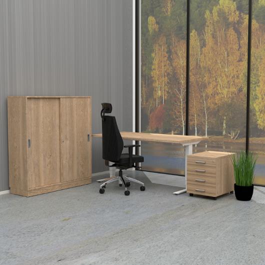 Bord höj/sänk Basic 1200x800 ek/vit