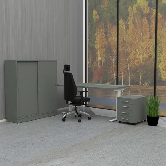 Bord höj/sänk Pro 1200x800 grå/vit