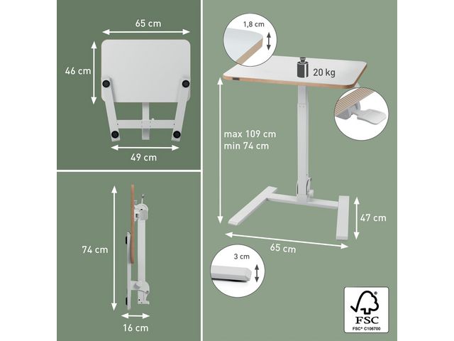 Bord LEITZ Ergo ihopfällbar
