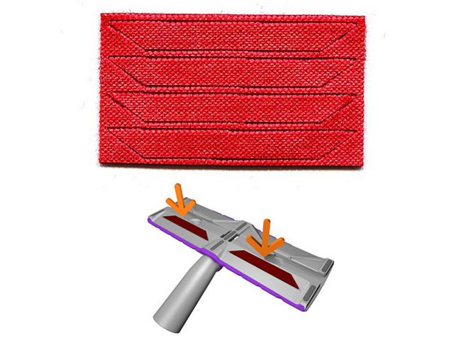 Glidremsor TWINNER trådplock röd