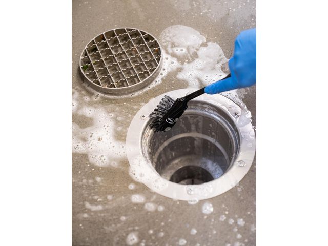 Diskborste VIKAN medium 28cm svart