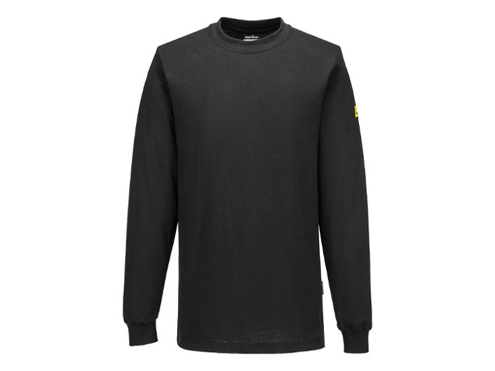T-shirt Lä PORTWEST AS22 ESD svart 4XL
