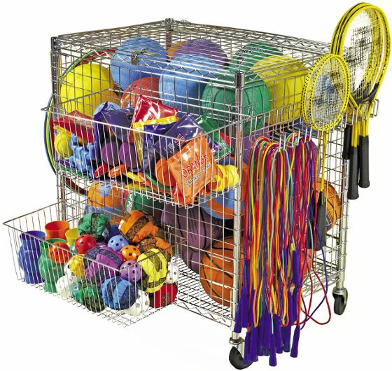 Förvaringsvagn bollvagn