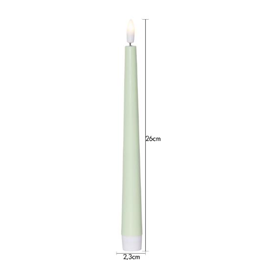 Antikljus STAR T LED Candy 26cmgrön 2/fp