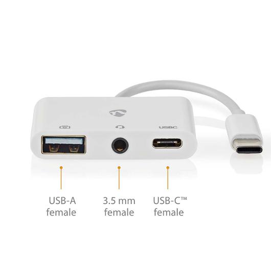 Adapter NEDIS 3-1 USB-C