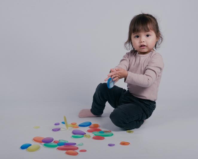 Transparenta regnbågsstenar 36st