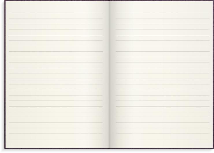 Ant.bok BURDE A5 textil linjerad lila