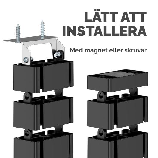 Kabelsamlare FELLOWES CableSpine svart