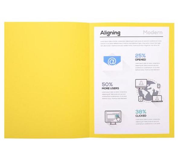 Mapp EXACOMPTA utan klaff A4 sort 100/fp