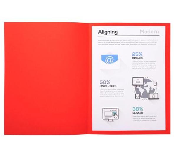 Mapp EXACOMPTA utan klaff A4 sort 100/fp