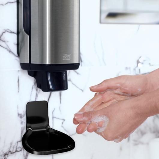 Droppskydd TORK tvål & handdes svart