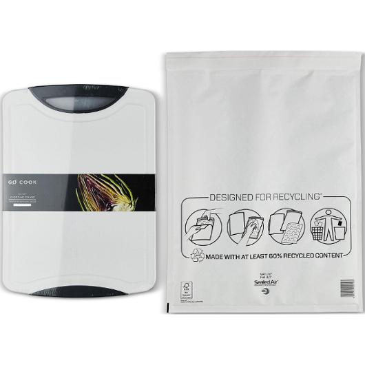 Bubbelpåse K/7 350x470mm vit 100/fp