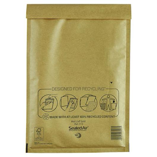 Bubbelpåse F/3 220x330mm brun 100/fp