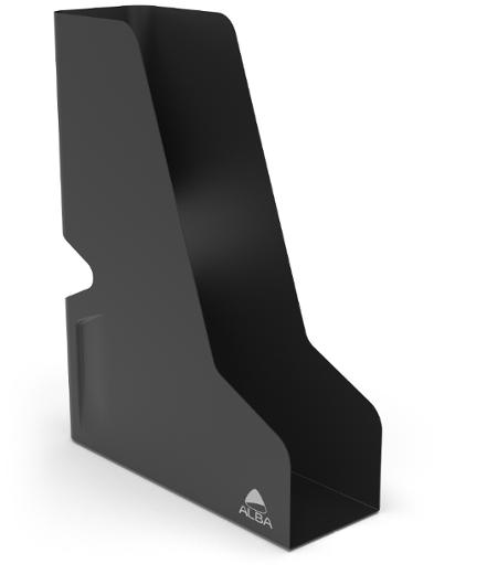 Tidskriftssamlare ALBA metall A4 svart