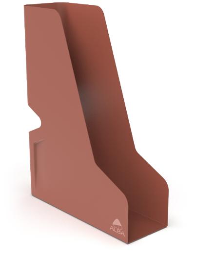 Tidskriftssamlare ALBA metall A4 terrak