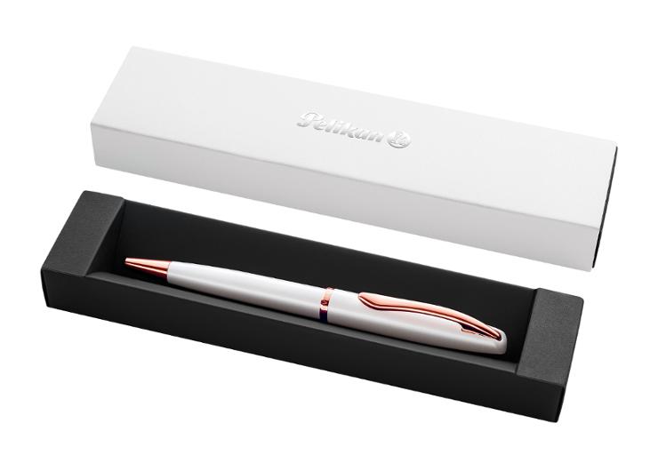 Kulpenna Pelikan Jazz Noble vit 1mm blå