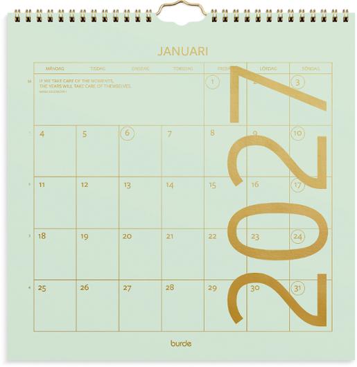 Väggkalender Color 2027