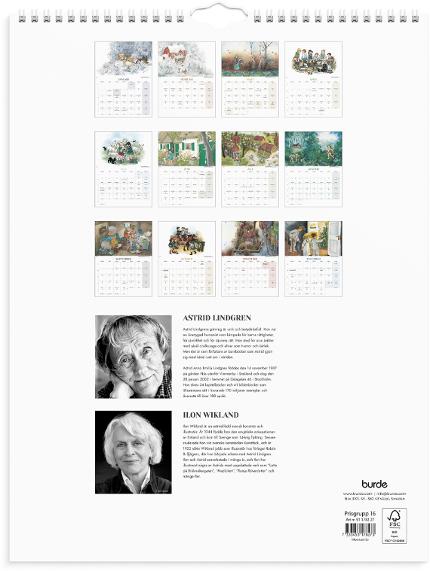 Väggkalender Ilon Wikland 2027