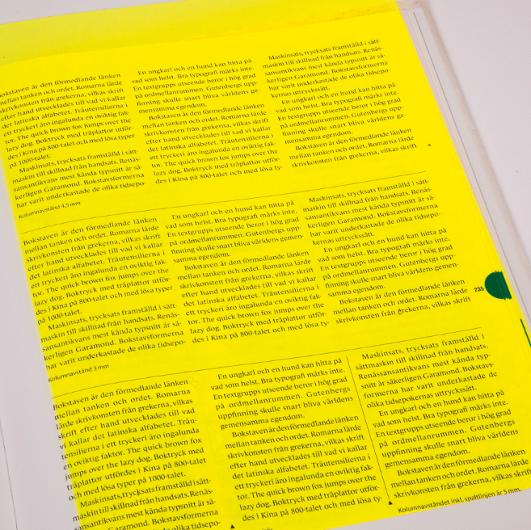 Transparenta läsfilter 5 st