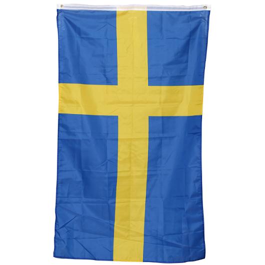 Flagga FESTIVE Sverige polyester150x90cm