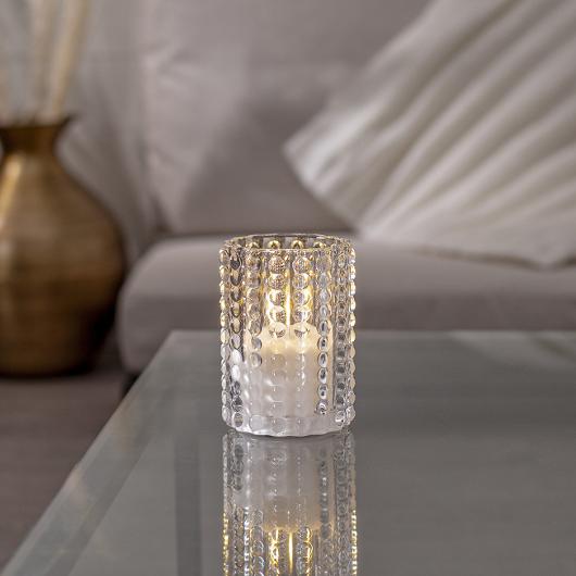 Glasklykta STAR T LED Dotty 13cm klar