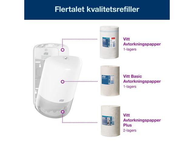Dispenser TORK M1 Torkrulle Mini vit
