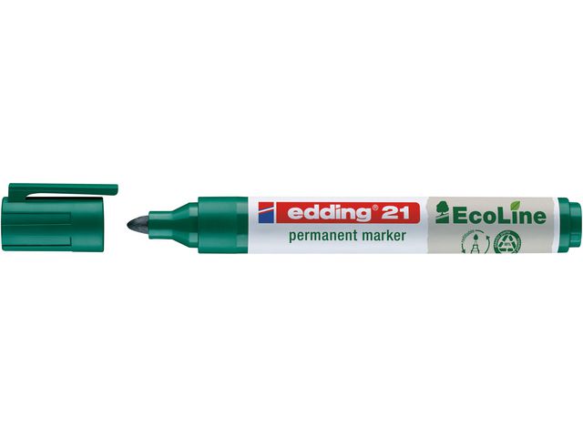 Märkpenna EDDING Ecoline 21 grön