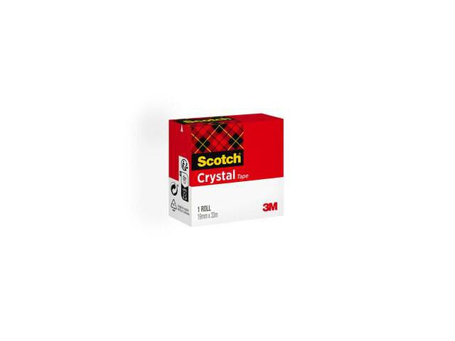 Kontorstejp SCOTCH Crystal 33mx19mm