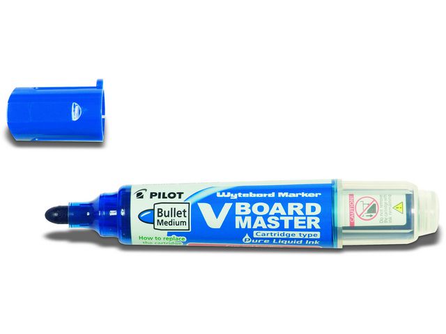 Whiteboardpenna PILOT V Board Rund Blå