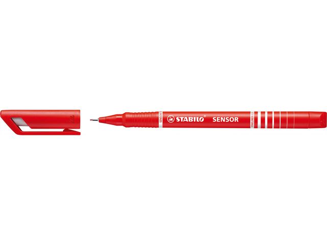 Fineliner STABILO Sensor 0,3mm röd