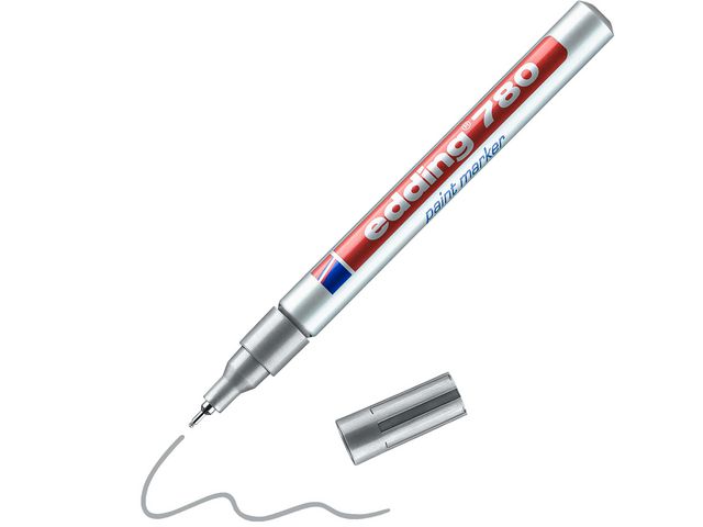 Märkpenna EDDING 780 silver