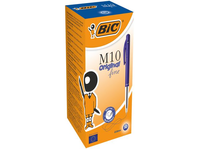 Kulpenna BIC Clic M10 0,8 blå