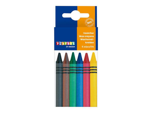Vaxkrita 6 färger