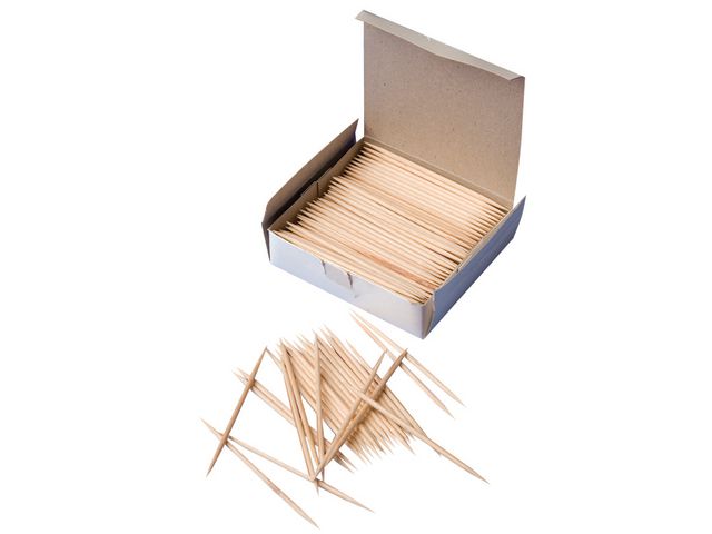 Tandpetare trä rund 300/fp