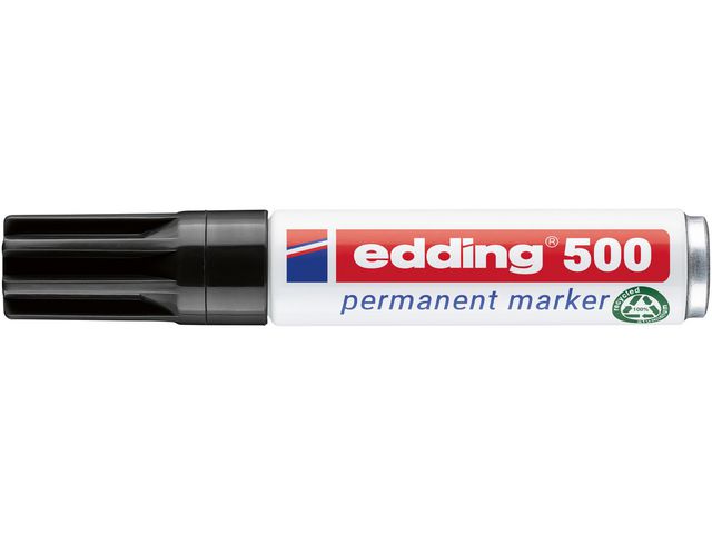 Märkpenna EDDING permanent 500 svart