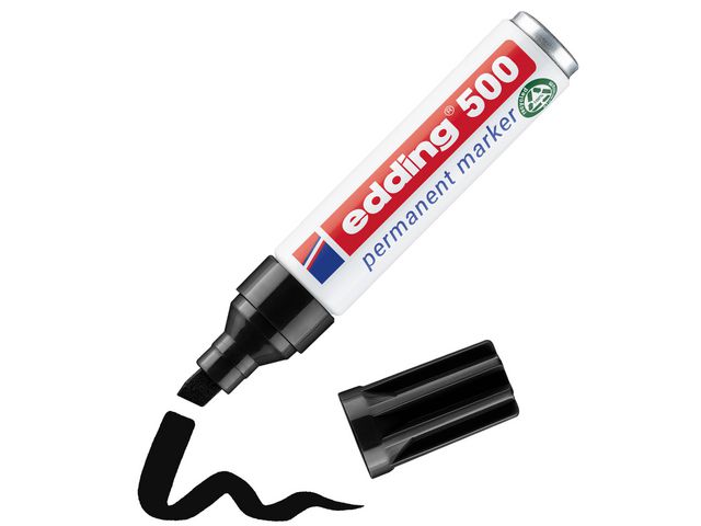 Märkpenna EDDING permanent 500 svart