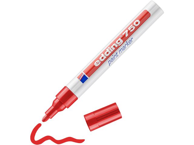Märkpenna EDDING 750 röd