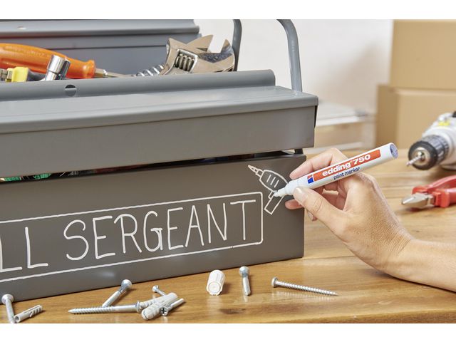 Märkpenna EDDING 750 röd