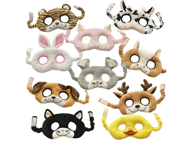 Ansiktsmasker djur 10/fp